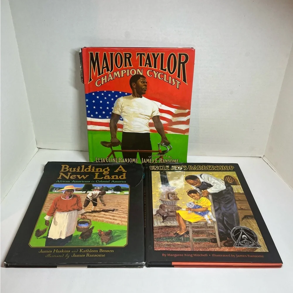 VINTAGE BOOK LOT (3) AFRICAN-AMERICAN BLACK HISTORY (GREAT CONDITION) YOUTH/TEEN